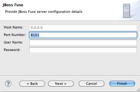 New server configuration details