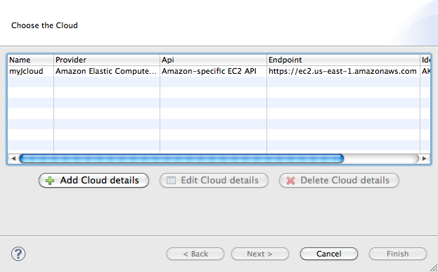 choose the cloud page