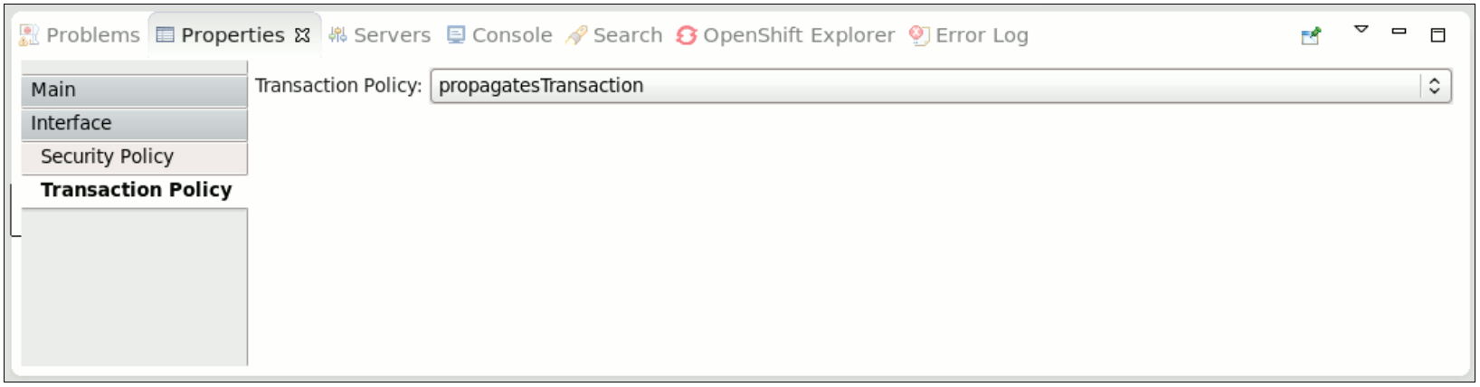 Transaction Interaction Policy