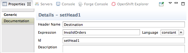 setHead1 configuration