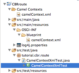 CamelContextXmlTest.java file location