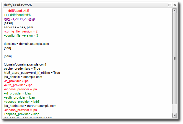 Change Set Diffs