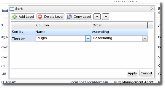 Changing the Sort Method