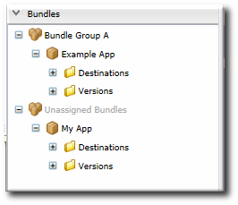 Bundle Groups and Unassigned Bundles in the Bundle Hierarchy