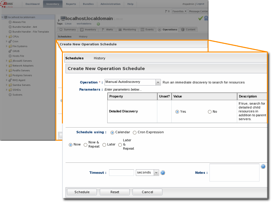 Editable Areas for a Resource Entry