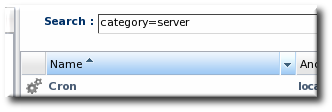 Basic Table Sorting on the Server Resources List