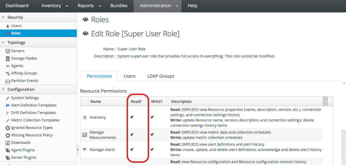 Read Access Option