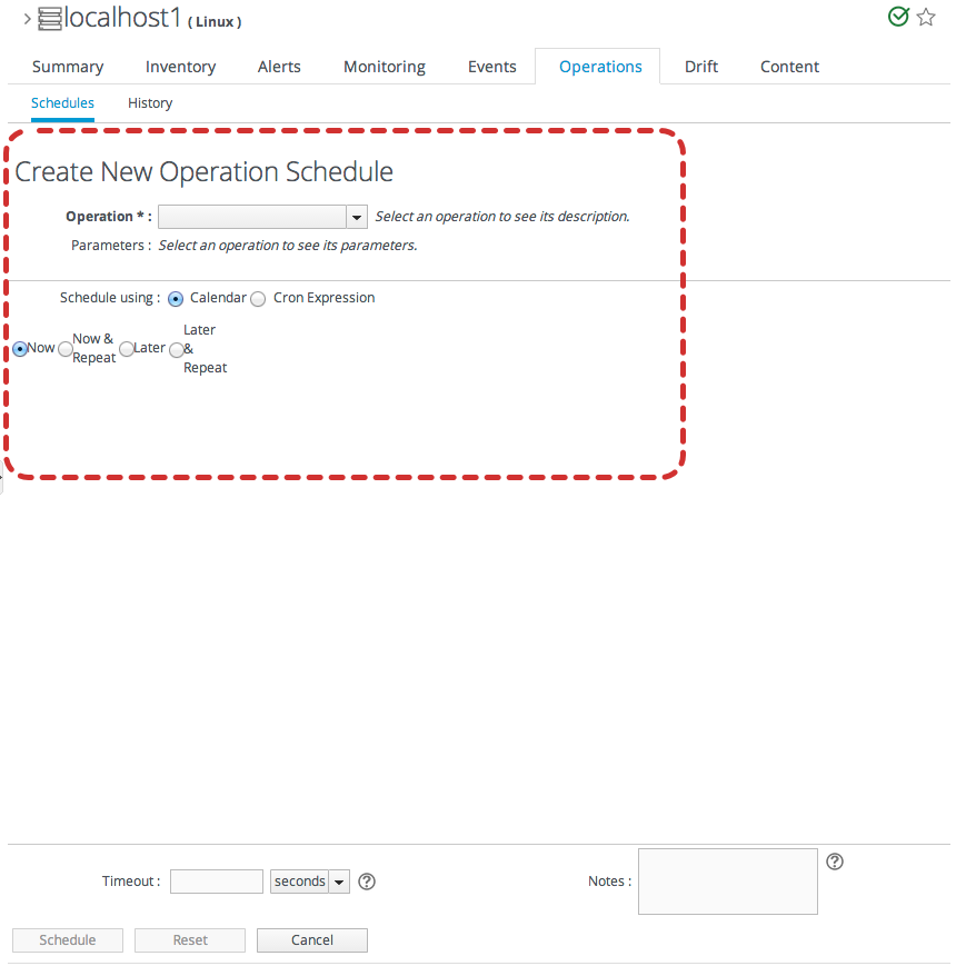 Editable Areas for a Resource Entry