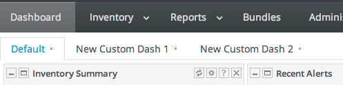 Tabbed Dashboards