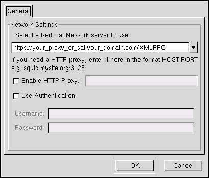 redhat proxy configuration