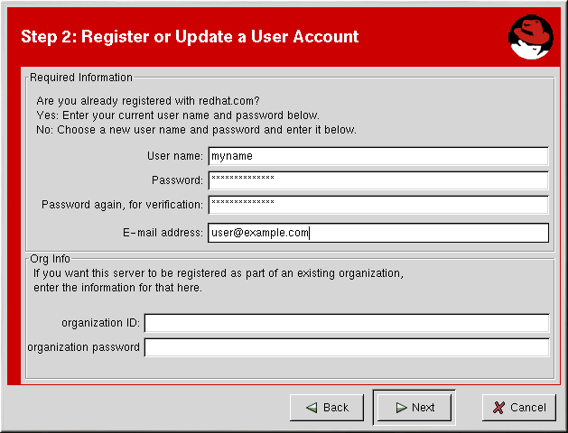 Create a Unique Username and Password