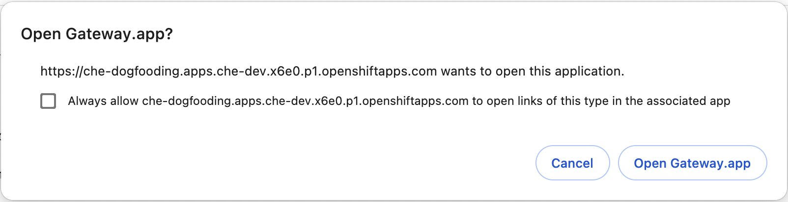 게이트웨이 프롬프트를 엽니다.