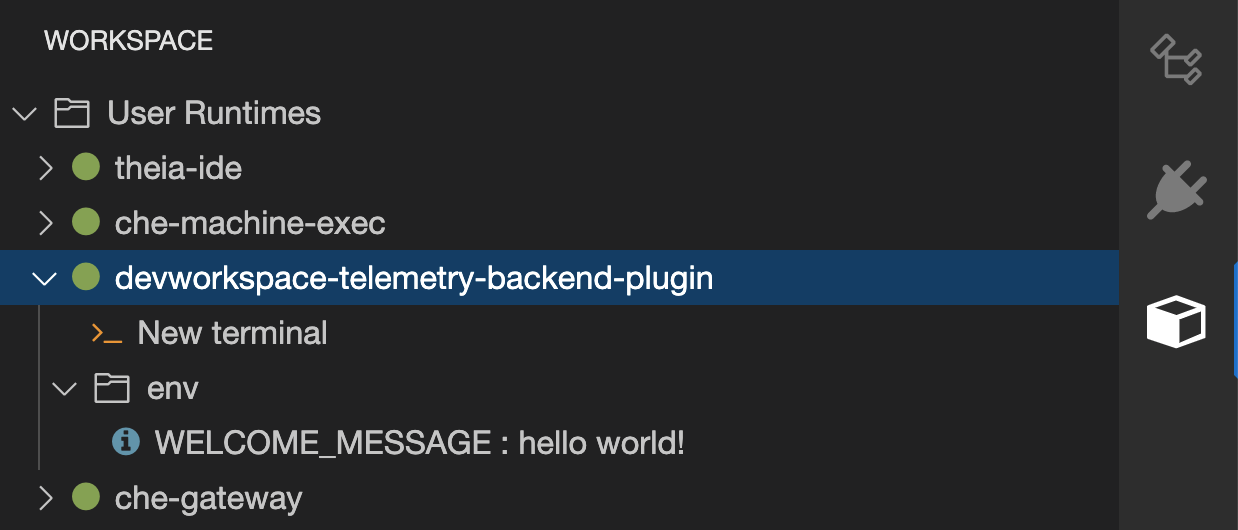 Dev Workspace telemetry plugin