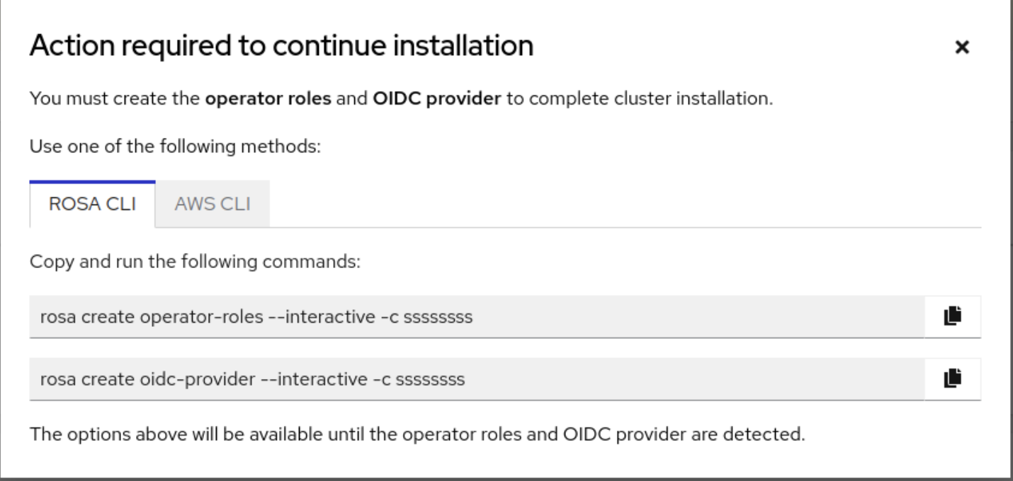 cloud experts getting started rosa deployment detailed ui create cmds