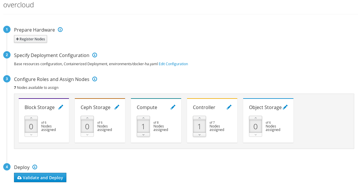 Plan Section in the Director’s UI