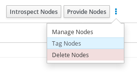 Tag Nodes action in the toggle menu