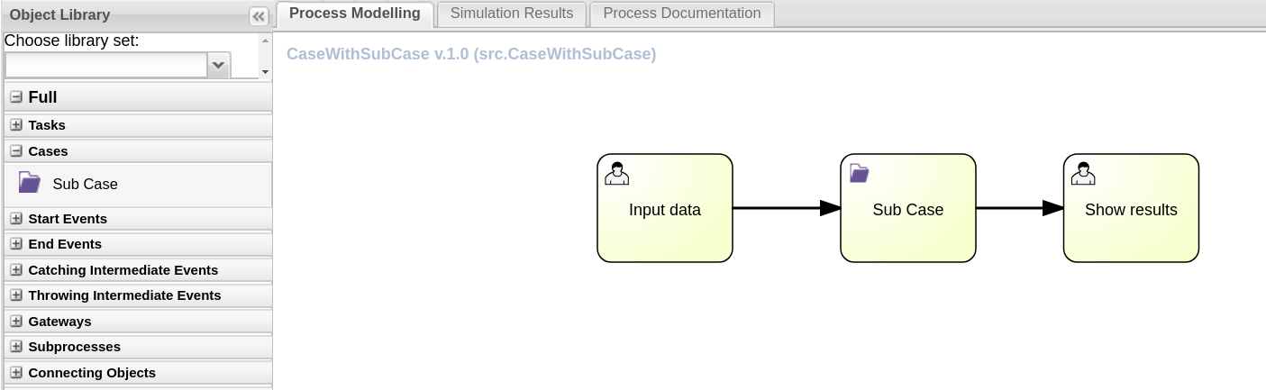 case management subcase designer