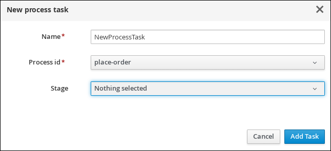 showcase dynamic process task