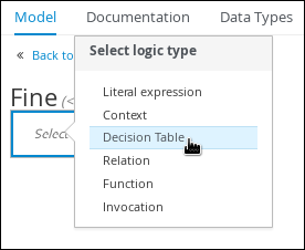 select logic type