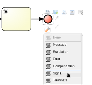 convert to a signal event