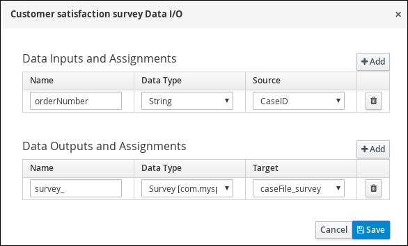 survey I/O values