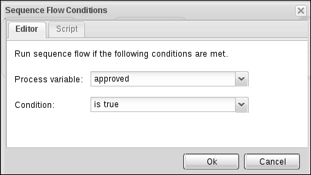 Sequence flow conditions