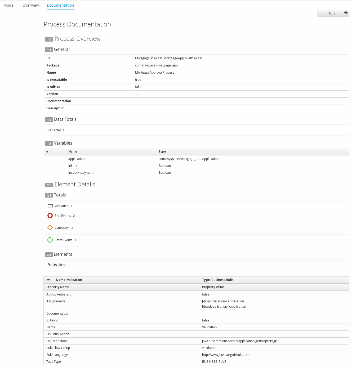 Project-level service task settings