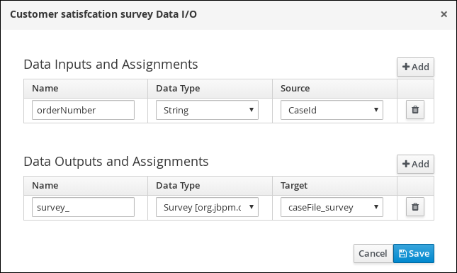 survey I/O values