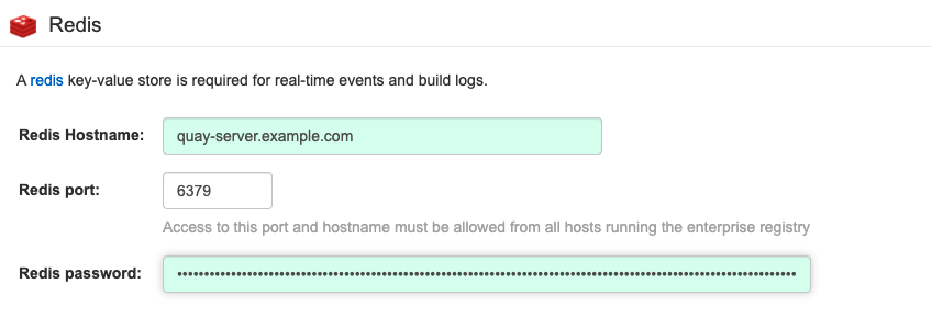 Redis configuration