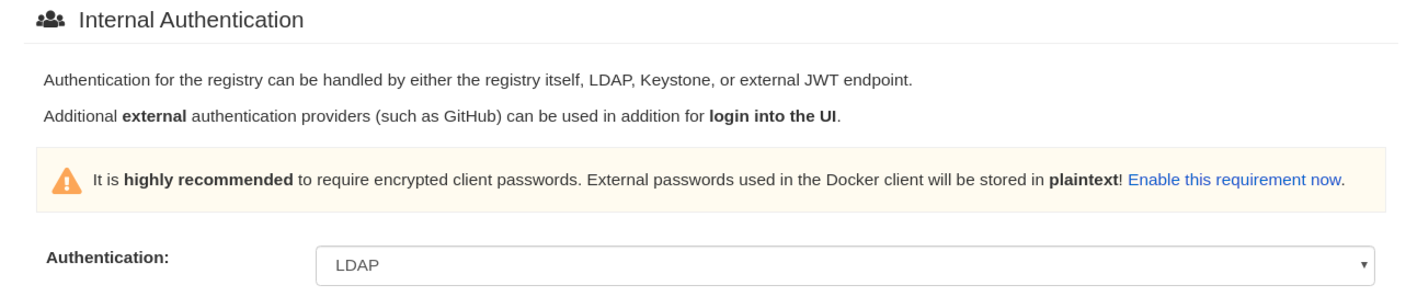 Fill in LDAP information