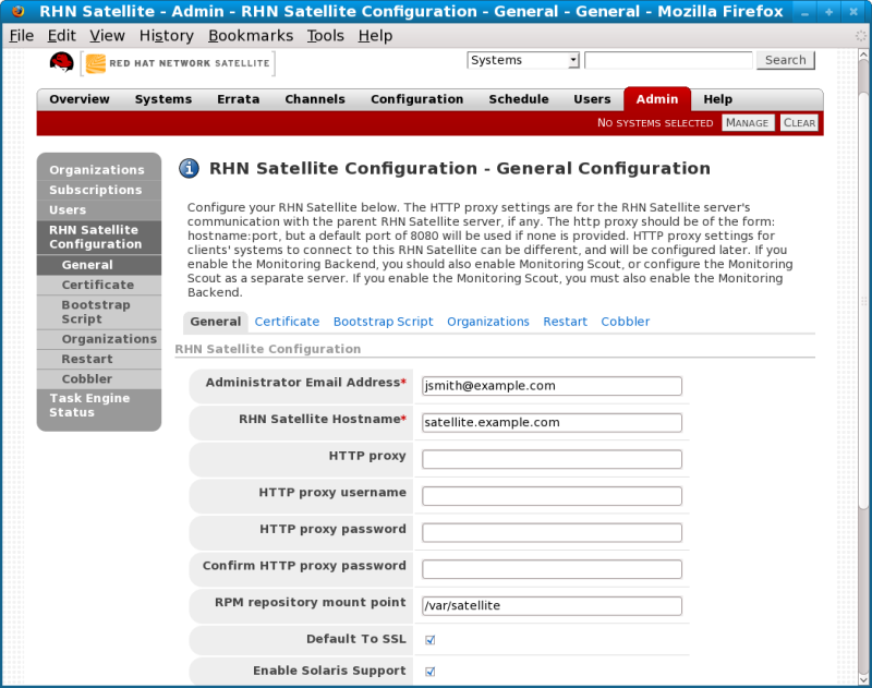 Enabling UNIX Support After Satellite Installation