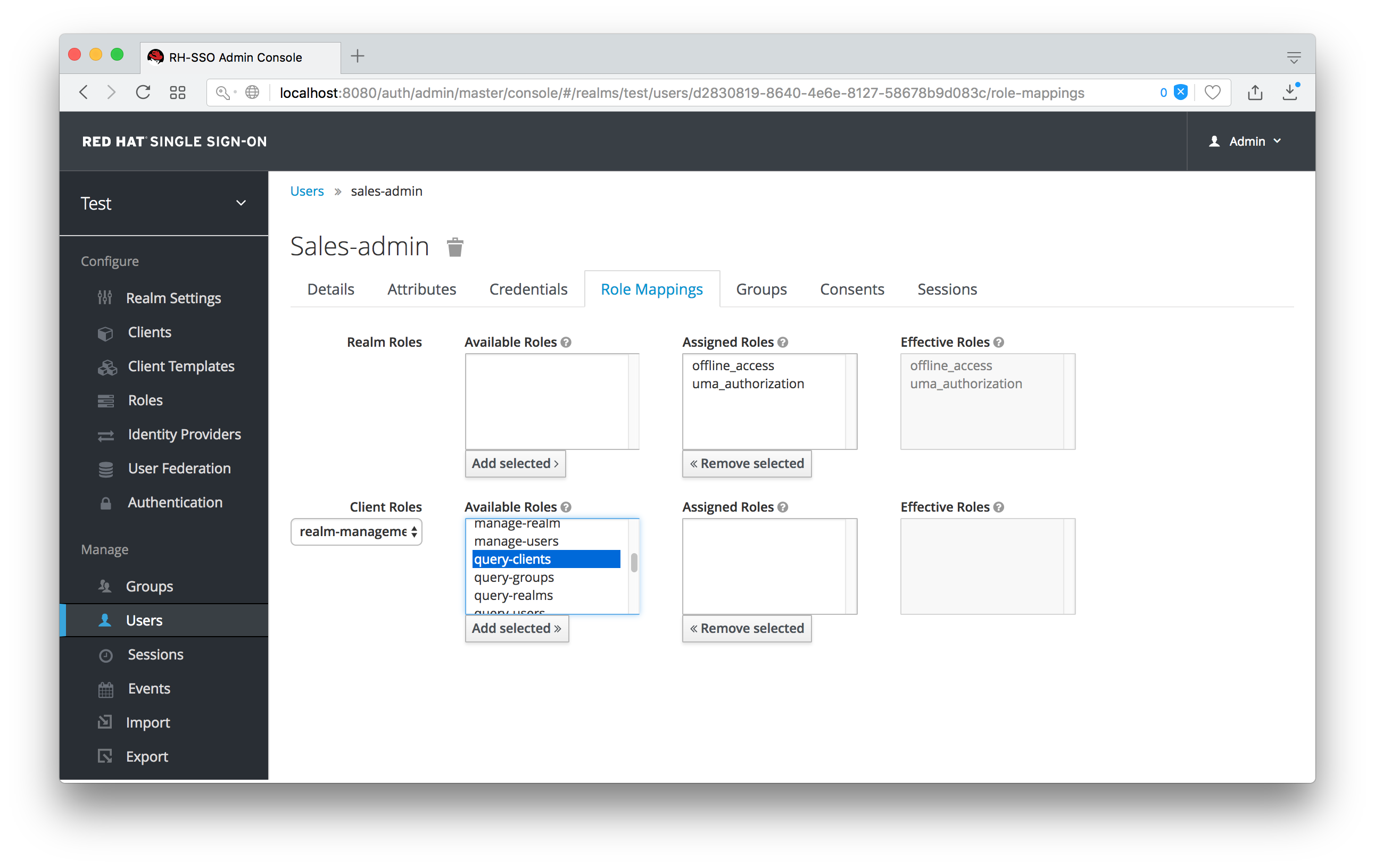 fine grain assign query clients