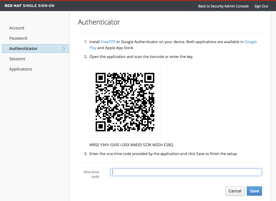 account service authenticator