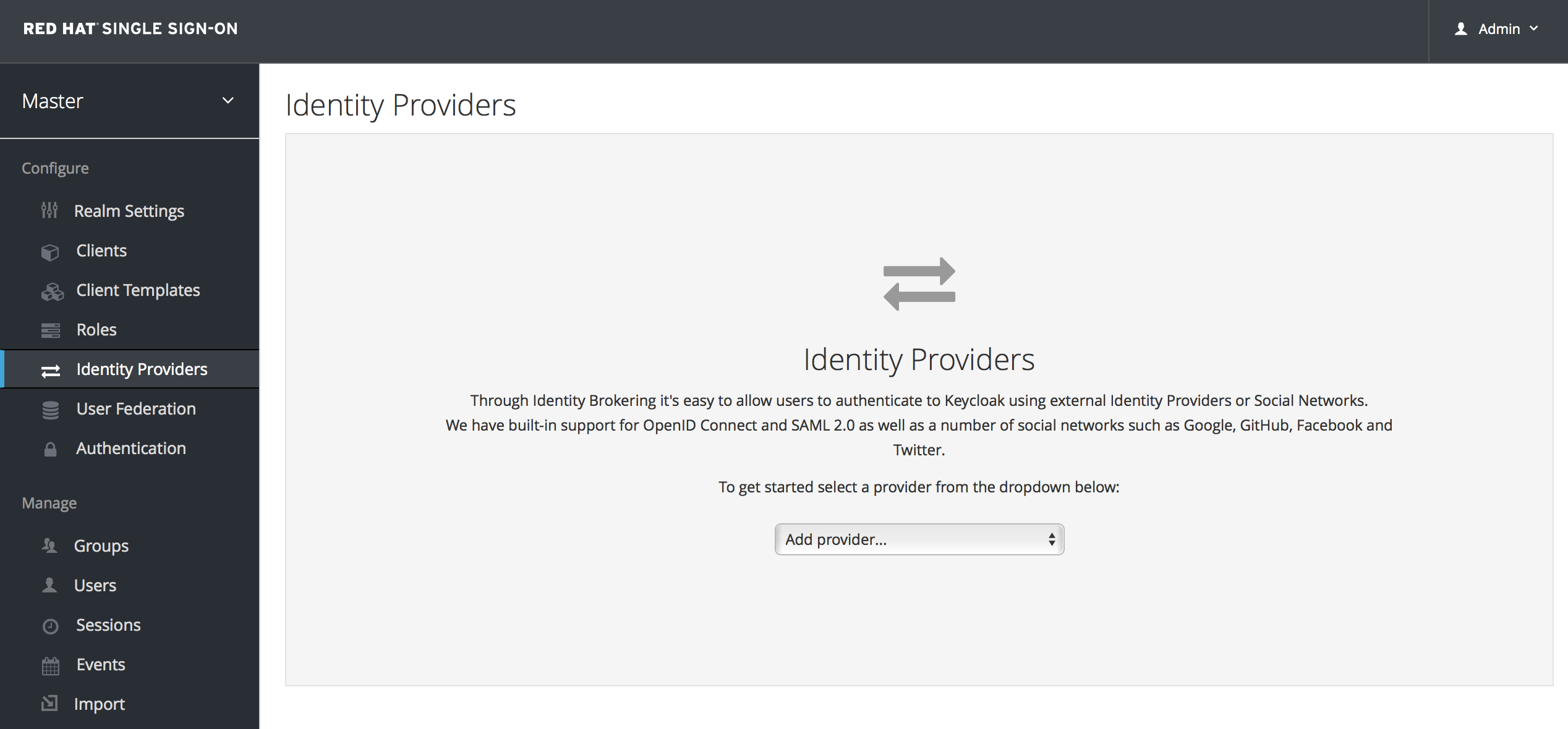 identity providers