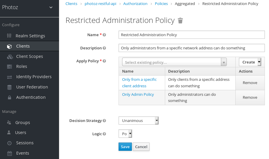 Add Aggregated Policy