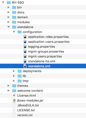 standalone config file