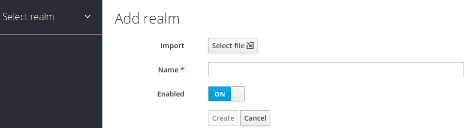 Create realm