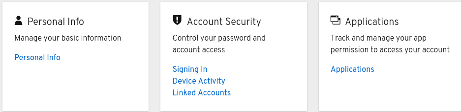 Account Console