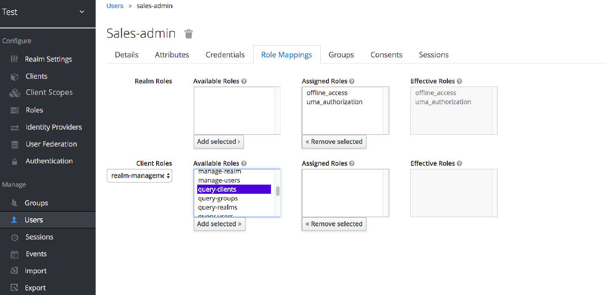 fine grain assign query clients