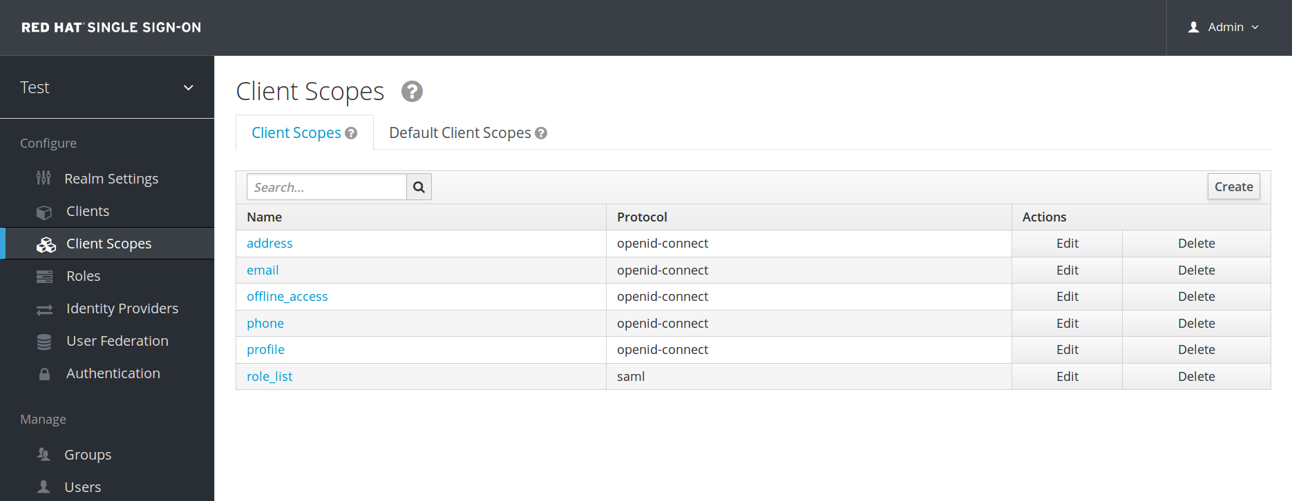 Offline access scope