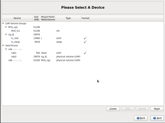 Select Disk Partition Window