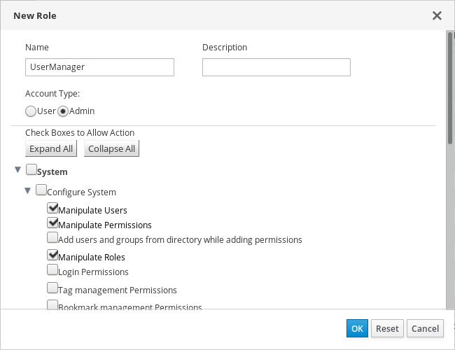 UserManager Custom Role