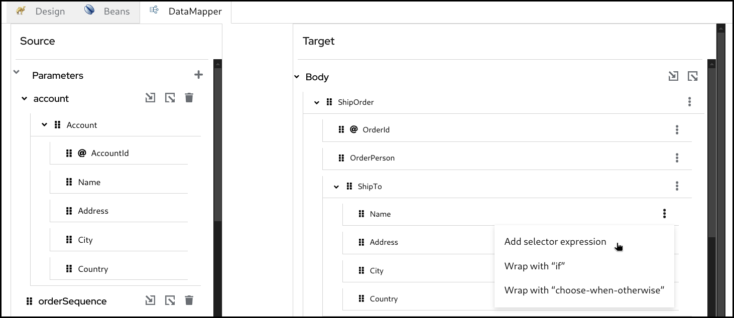 datamapper add selector