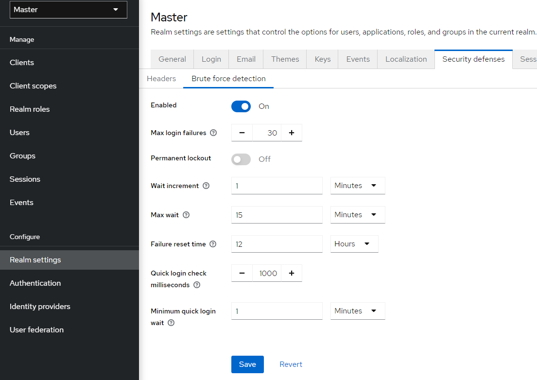 15.3. 総当たり攻撃 Red Hat build of Keycloak 22.0 | Red Hat