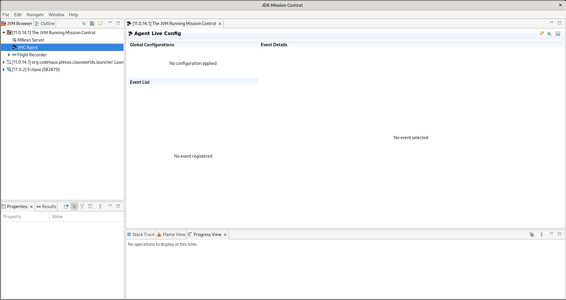 jmc agent live config