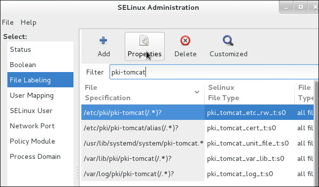 CA SELinux Port Policy